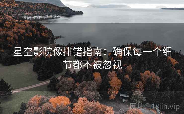 星空影院像排错指南：确保每一个细节都不被忽视